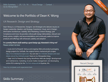Tablet Screenshot of deanwong.com